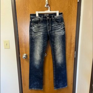 Men’s Buckle Blue Jeans